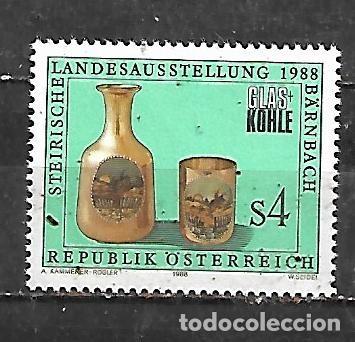 Sellos: 1988: Exposici&oacute;n &rdquo;Vidrio y carb&oacute;n&rdquo;. Stiria (MNH**)