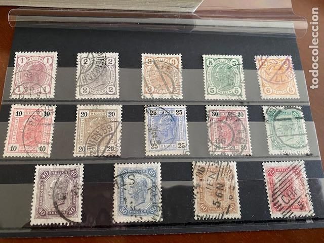 Sellos: COLECCION DE SELLOS DE AUSTRIA PERIODO 1904 CATALOGO IVERT 81-94 MAGNIFICA EN USADO
