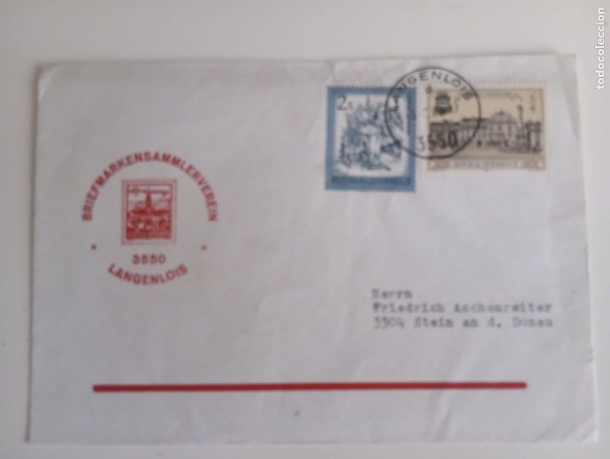 Sellos: AUSTRIA, 1982, SOBRE CIRCULADO EN LANGENLOIS - Foto 1