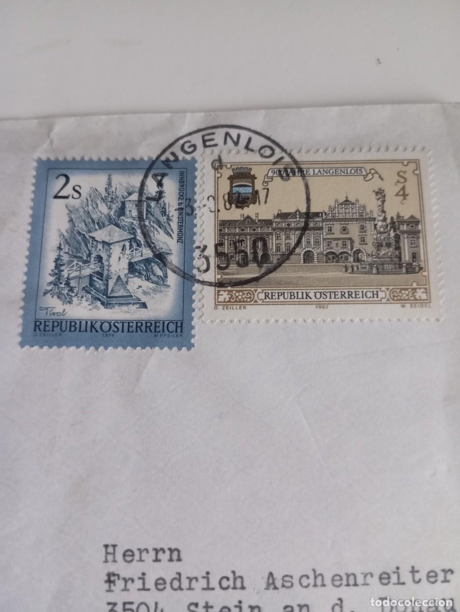 Sellos: AUSTRIA, 1982, SOBRE CIRCULADO EN LANGENLOIS - Foto 3