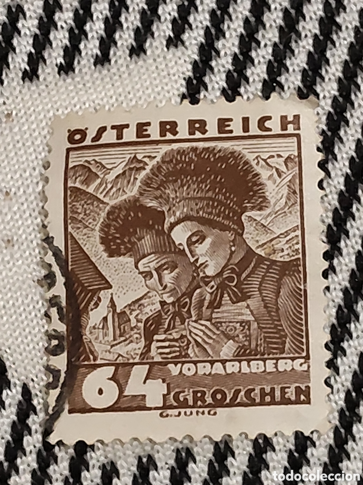 Sellos: Sello de Austria trajes regionales 1934 usado
