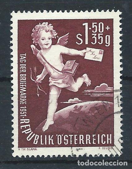 Sellos: Autriche N&deg;812 Obl (FU) 1952 - Journ&eacute;e du timbre