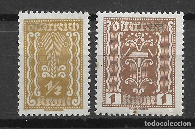 Sellos: austria 1922 # 250/251 */(*) - 4/45