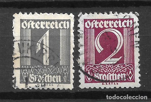 Sellos: austria 1925 # 303/304 usado - 4/45