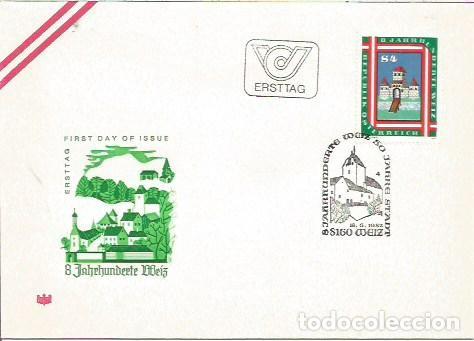 Sellos: FDC AUSTRIA ERSTTAG 50 JAHRE STADT 8JAHELHUNDERTE WEIZ 1982