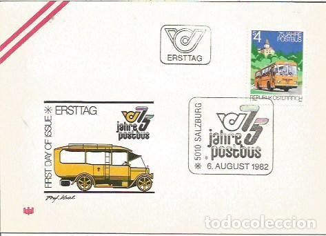 Sellos: FDC AUSTRIA ERSTTAG 75 JHARE POSTBUS 1982