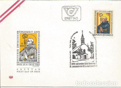 Sellos: FDC AUSTRIA ERSTTAG 1500 JHARE SEVERIN ZWISCHEN REMERZEIT UND VOLKERWANDERUNG 1982