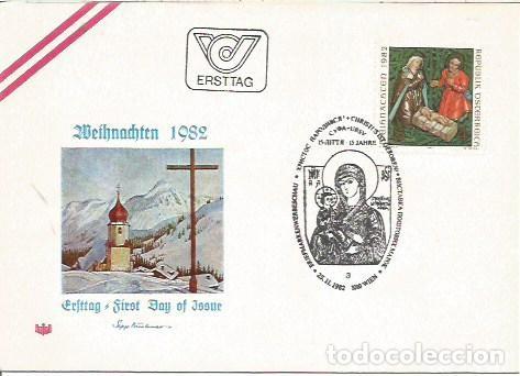 Sellos: FDC AUSTRIA ERSTTAG WEIHNACHTEN 1982