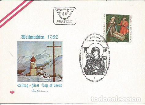 Sellos: FDC AUSTRIA ERSTTAG WEIHNACHTEN 1982 - Foto 1