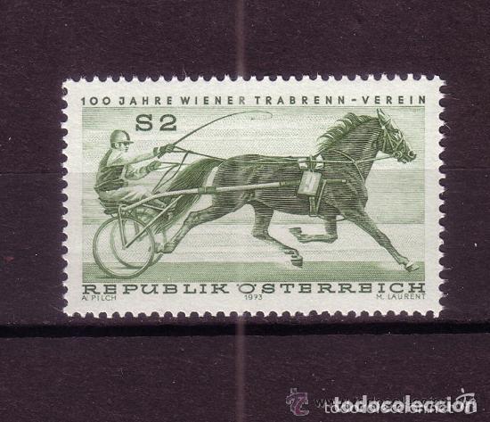 Sellos: Austria 1973 Ivert 1255 *** Centenario de la Asociaci&oacute;n Vienesa de Carreras de Trotones