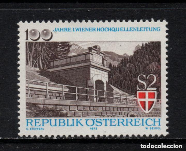 Sellos: Austria 1973 Ivert 1258 *** Centenario Primer Conducto de Agua de Monta&ntilde;a en Viena