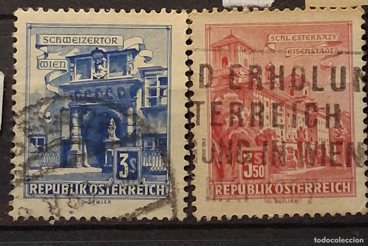 Sellos: AUSTRIA, 1962, CAT.YT. 958B/959B.