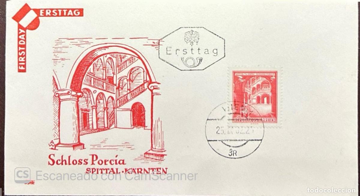 Sellos: MI) 1962, AUSTRIA, OFFICIAL COMMEMORATIVE COVER, FIRST DAY OF ISSUE, FEATURING A STAMP DEPICTING THE