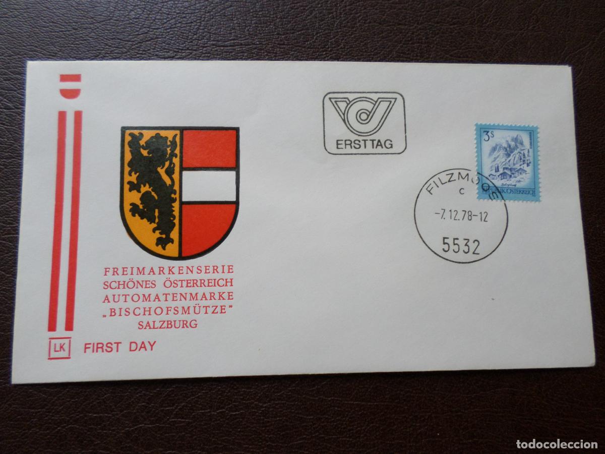 Sellos: austria, 1978, paisajes, Yvert 1423 en sobre primer dia de emision