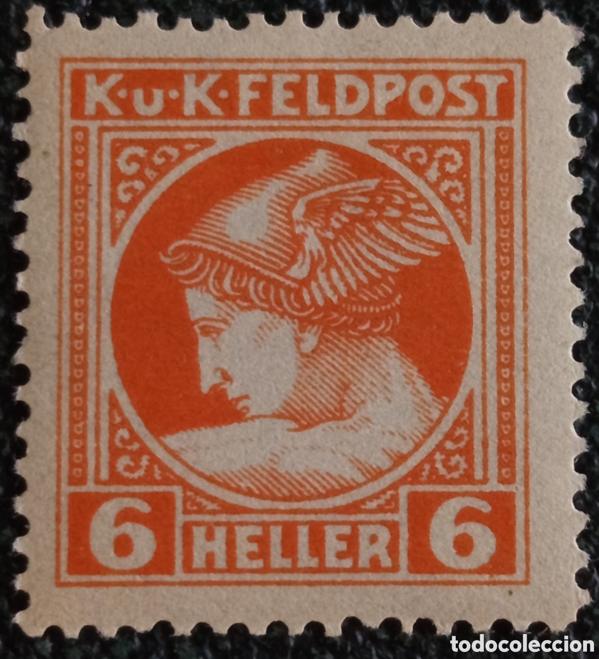 Sellos: Austria Campo Militar (K.u.K. Feldpost) 1915 Mercurio 6 Heller - Michel #16