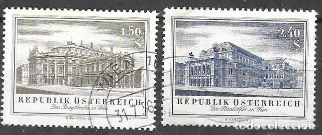 Sellos: SELLOS USADOS DE AUSTRIA 1955, YT 853/ 54