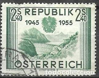 Sellos: SELLO USADO DE AUSTRIA 1955, YT 849