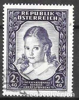 Sellos: SELLO USADO DE AUSTRIA 1952, YT 817