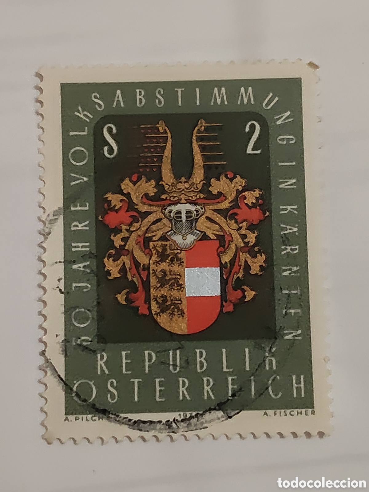 Sellos: Sello de Austria 50 aniversario del Plesbicito de Carintia 1970