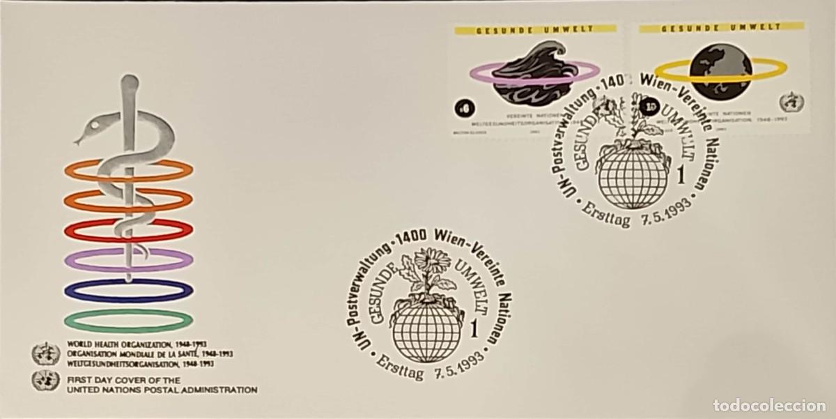 Sellos: TS) 1993, AUSTRIA, FIRST DAY COVER FROM THE UNITED NATIONS POSTAL ADMINISTRATION IN VIENNA, DEDICATE
