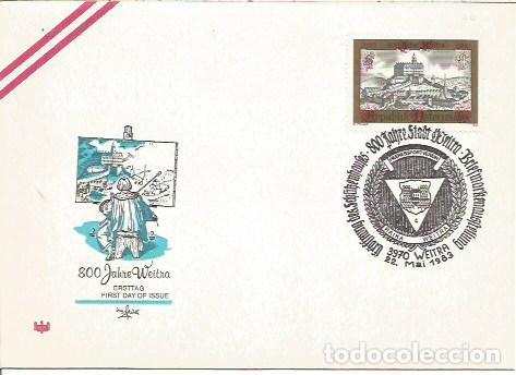Sellos: FDC AUSTRIA ERSTTAG 800 JHARE WEITRA 1983