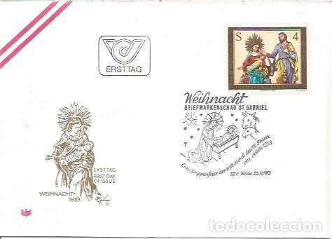 Sellos: FDC AUSTRIA WEIHNACHT THAUR 1983 - Foto 1