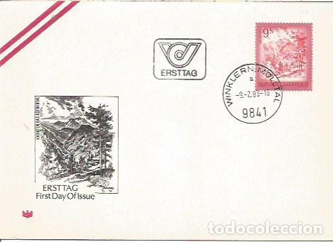 Sellos: FDC AUSTRIA ERSTTAG KARNTEN DAS ASTNERTAL MORTSCHACH 1983