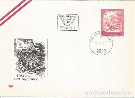Sellos: FDC AUSTRIA ERSTTAG KARNTEN DAS ASTNERTAL MORTSCHACH 1983