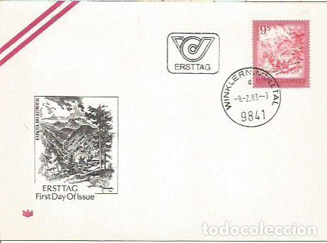 Sellos: FDC AUSTRIA ERSTTAG KARNTEN DAS ASTNERTAL MORTSCHACH 1983