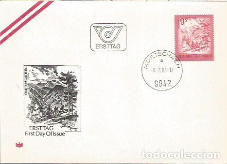 Sellos: FDC AUSTRIA ERSTTAG KARNTEN DAS ASTNERTAL MORTSCHACH 1983