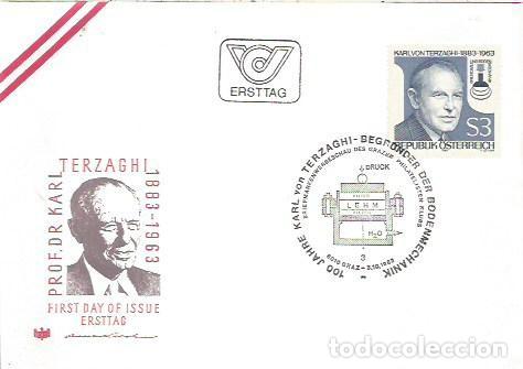 Sellos: FDC AUSTRIA ERSTTAG PROF VIKTOR HESS EUROPA CEPT 1983