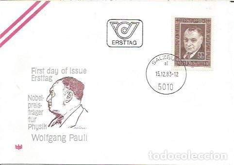 Sellos: FDC AUSTRIA ERSTTAG WOLFANG PAULI SALZBURG 1983