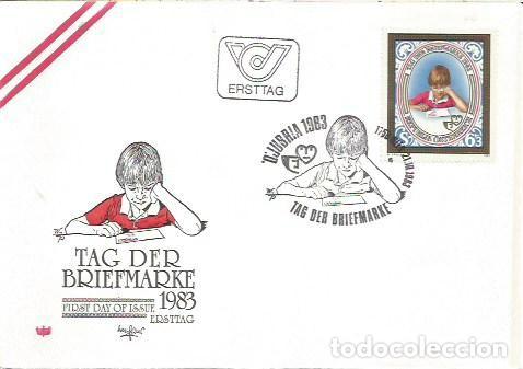Sellos: FDC AUSTRIA TAG DER BRIEFMARKE WIEN 1983