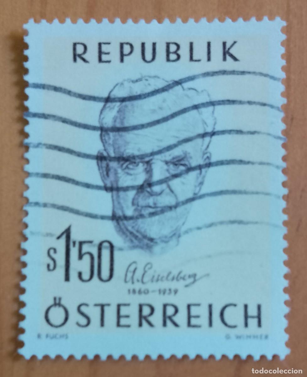 Sellos: AUSTRIA - V/F 1,50 S - CENTENARIO DEL PROFESOR ANTON EISELERG - YV 918 - VER DESCRIPCI&Oacute;N
