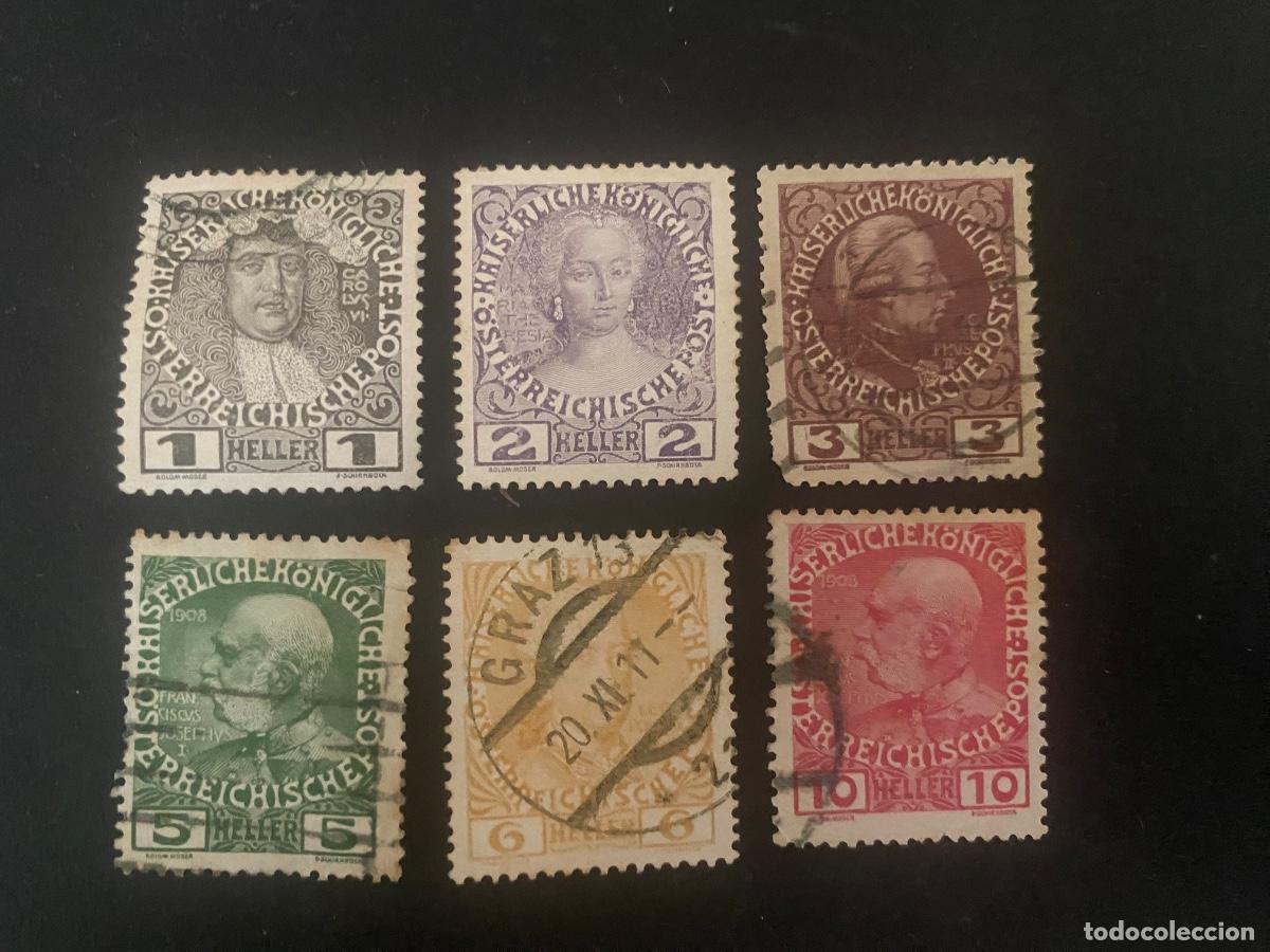 Sellos: Austria 1913 serie completa