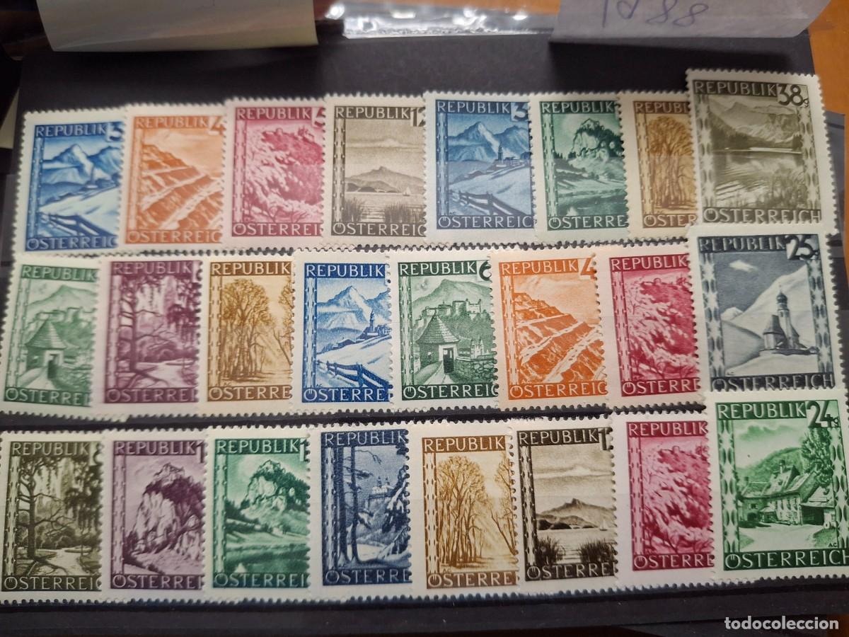 Sellos: HB1704 GRANDES SERIES MUNDIALES AUSTRIA 1945 paisajes y monumentos