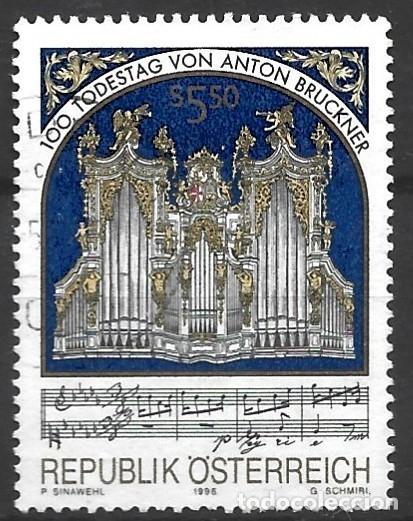 Briefmarken: AUSTRIA - 100.&ordm; ANIVERSARIO DE LA MUERTE DE ANTON BRUCKNER - SELLADO