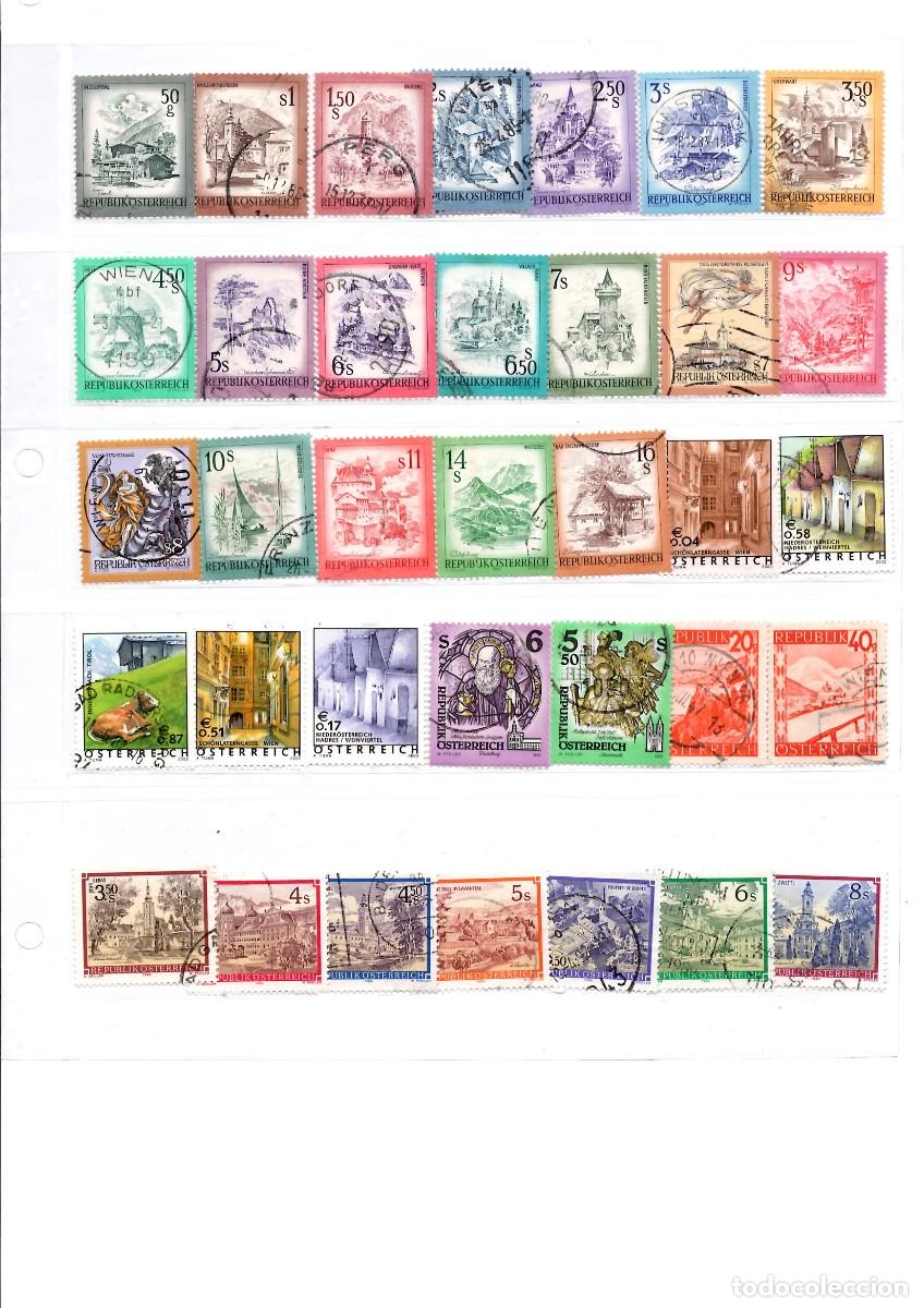Sellos: Austria 35 sellos usados
