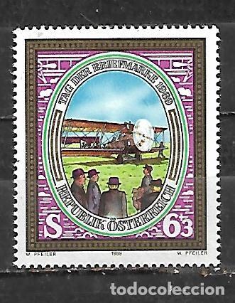 Sellos: 1989: D&iacute;a del sello - Correo a&eacute;reo Hansa-Brandenburg C I. 1918 (MNH**)