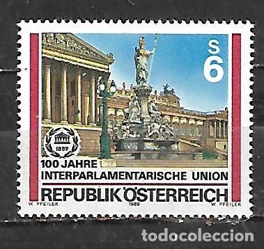 Sellos: 1989: Centenario de la Uni&oacute;n Interparlamentaria (MNH**)