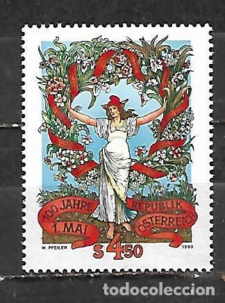 Sellos: 1990: Centenario de las celebraciones del 1 de mayo, d&iacute;a mundial del trabajo (MNH**)