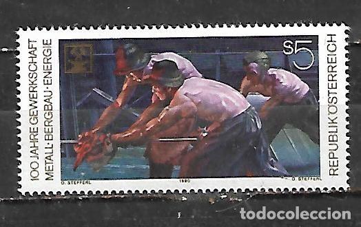 Sellos: 1990: Cent. de la Organizaci&oacute;n Sindical de los Metales, Miner&iacute;a e Industria Sider&uacute;rgica (MNH**)