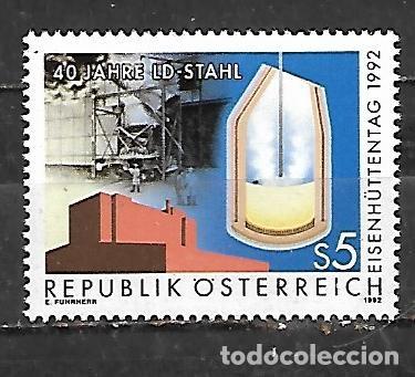 Sellos: 1992: D&iacute;a internacional de la siderurgia (MNH**)
