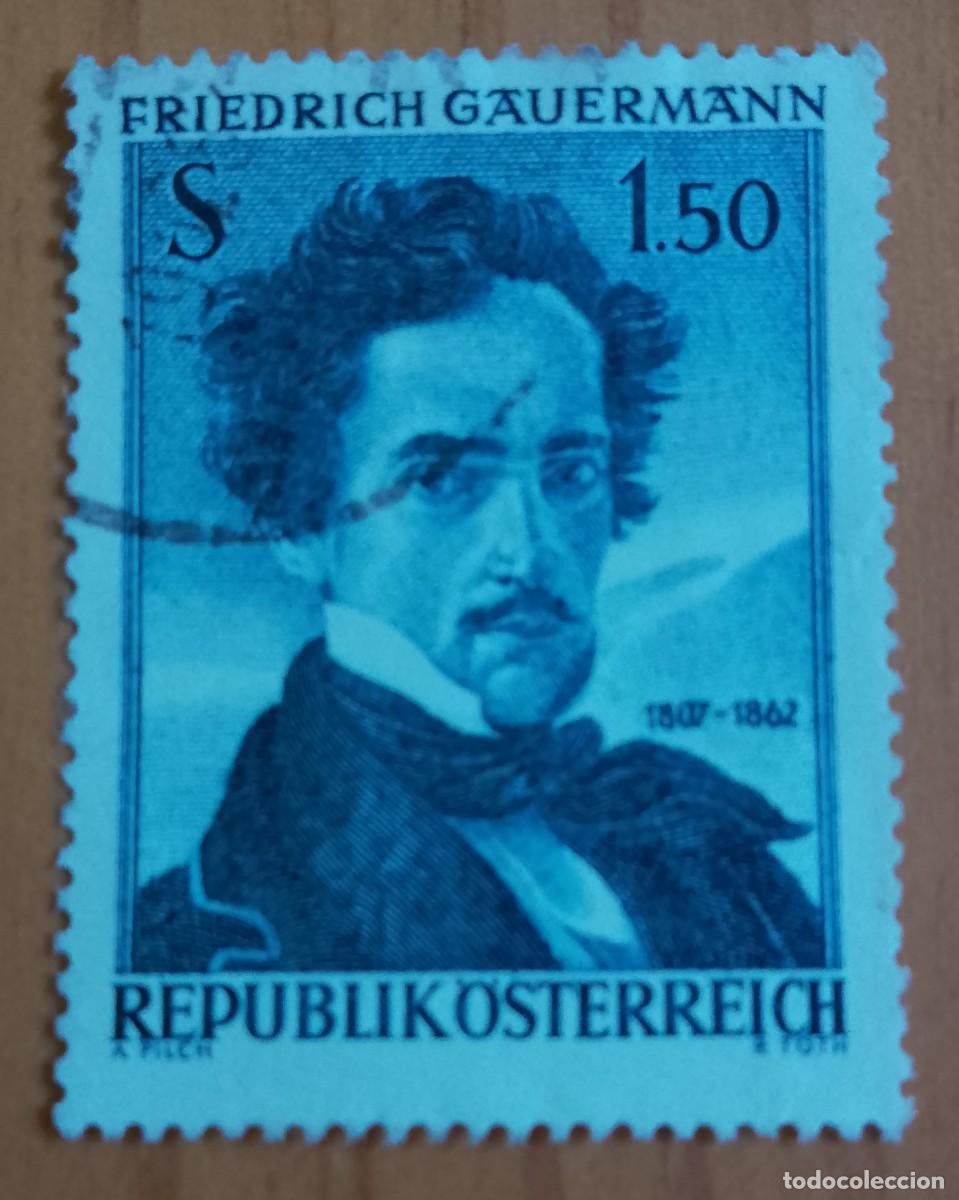 Sellos: SUECIA - V/F 1,50 - FRIEDRICH GAUERMANN, 1807.1862 - VER DESCRIPCI&Oacute;N