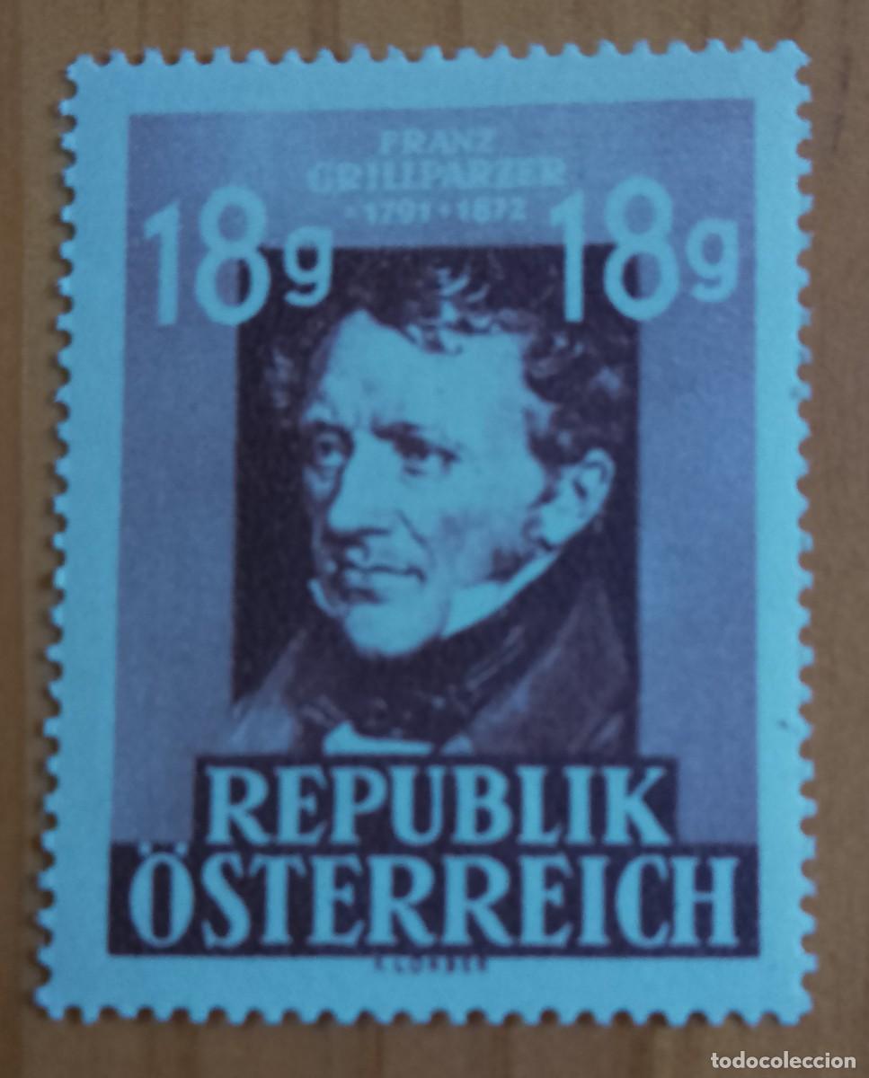Sellos: SUECIA - V/F 18 G - FRANZ GRILLPARZER, POETA - YV 664 - VER DESCRIPCI&Oacute;N