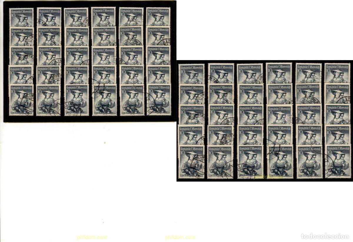Sellos: 797767 USED AUSTRIA 1948 TRAJES TIPICOS REGIONALES