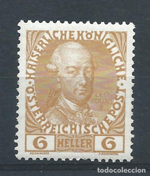Sellos: Autriche N&deg;105** (MNH) 1908/13 - Empereur &rdquo;L&eacute;opold II&rdquo;