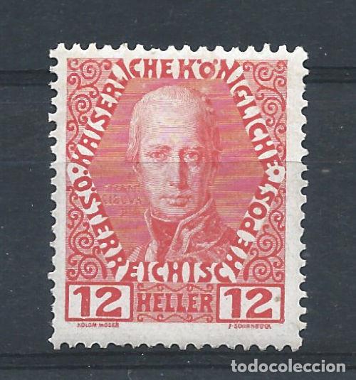 Sellos: Autriche N&deg;107** (MNH) 1908/13 - Empereur &rdquo;Fran&ccedil;ois 1er&rdquo;