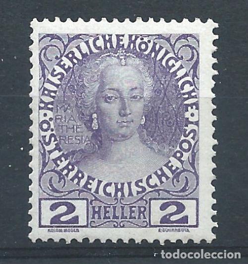 Sellos: Autriche N&deg;102** (MNH) 1908/13 - Archiduchesse &rdquo;Marie-Th&eacute;r&egrave;se&rdquo;