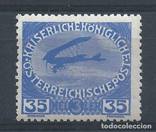 Sellos: Autriche N&deg;142** (MNH) 1915 - Aviation &rdquo;Avion&rdquo;